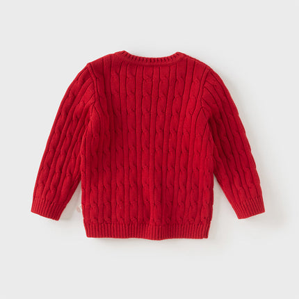 Kids Girls/Boys Elegant Multi-color Versatile Classic Sweaters
