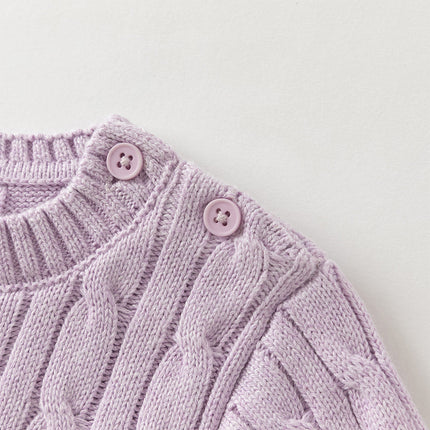 Kids Girls/Boys Elegant Multi-color Versatile Classic Sweaters
