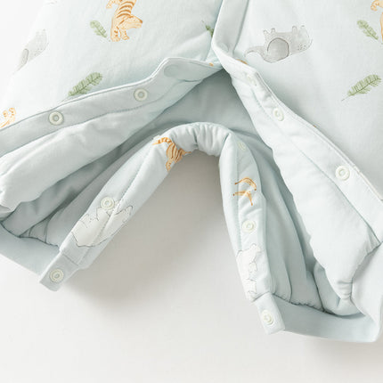 Newborn Girls/Boys Print Turtle Comfortable Indoor Padded Rompers
