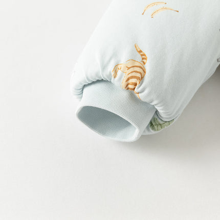 Newborn Girls/Boys Print Turtle Comfortable Indoor Padded Rompers