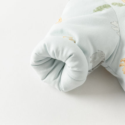 Newborn Girls/Boys Print Turtle Comfortable Indoor Padded Rompers