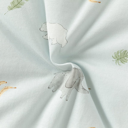 Newborn Girls/Boys Print Turtle Comfortable Indoor Padded Rompers
