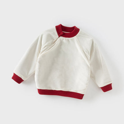 Toddler Girls/Boys Red Turtle Cozy Fleece-lined Christmas Sweaters Tops