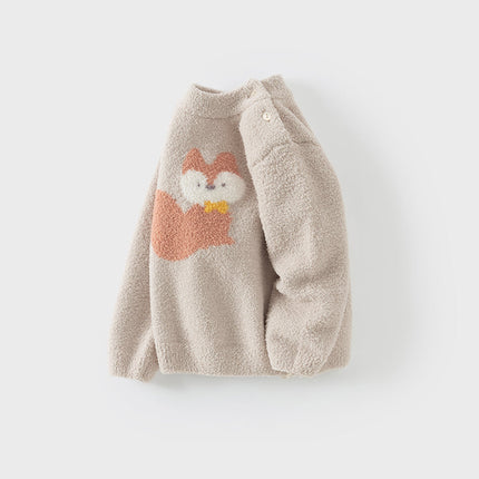 Toddler Girls/Boys Cute Playful Animal Pullover Turtle Soft Cozy Sweaters