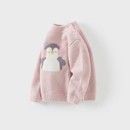 Toddler Girls/Boys Cute Playful Animal Pullover Turtle Soft Cozy Sweaters