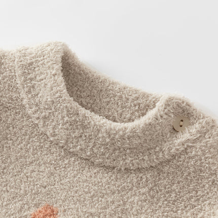 Toddler Girls/Boys Cute Playful Animal Pullover Turtle Soft Cozy Sweaters