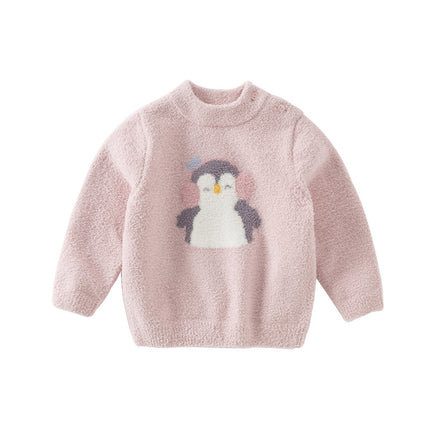 Toddler Girls/Boys Cute Playful Animal Pullover Turtle Soft Cozy Sweaters