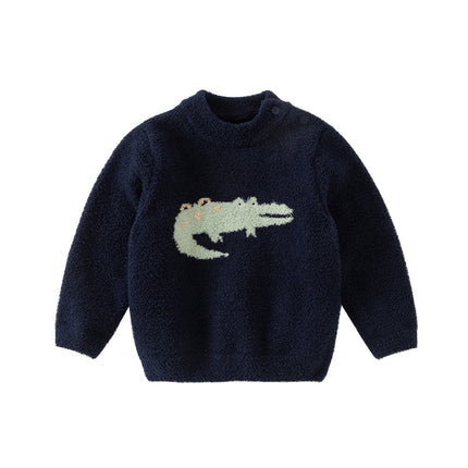 Toddler Girls/Boys Cute Playful Animal Pullover Turtle Soft Cozy Sweaters