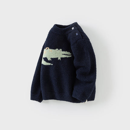 Toddler Girls/Boys Cute Playful Animal Pullover Turtle Soft Cozy Sweaters
