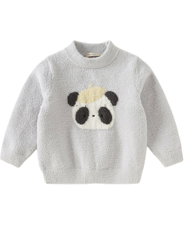Toddler Girls/Boys Soft Cute Animal Jacquard Chenille Sweater Tops