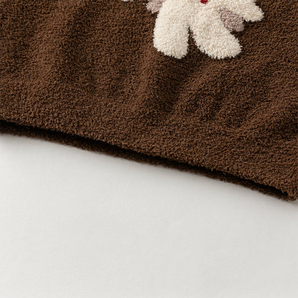 Toddler Girls/Boys Soft Cute Animal Jacquard Chenille Sweater Tops