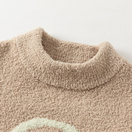 Toddler Girls/Boys Soft Cute Animal Jacquard Chenille Sweater Tops