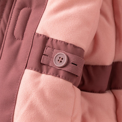 Baby Girls/Boys Outdoor Windproof Plush-lined Padded Hooded Cozy Rompers