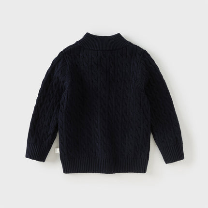 Kids Girls/Boys Versatile Multicolor Warm Turtle Pullover Sweaters