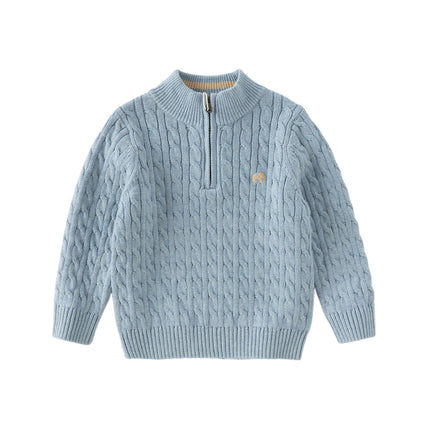 Kids Girls/Boys Versatile Multicolor Warm Turtle Pullover Sweaters