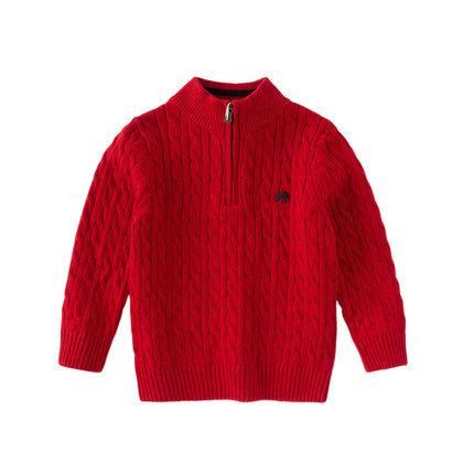 Kids Girls/Boys Versatile Multicolor Warm Turtle Pullover Sweaters