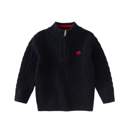 Kids Girls/Boys Versatile Multicolor Warm Turtle Pullover Sweaters