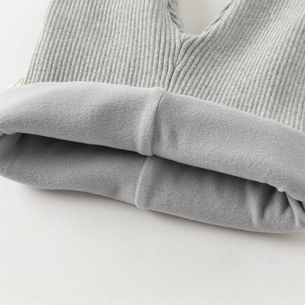 Toddler Girls Cute Plush-lined Leggings