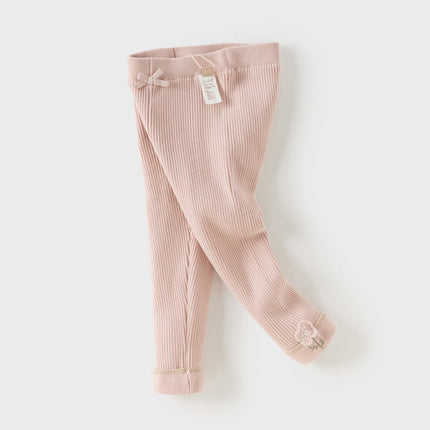 Toddler Girls Cute Plush-lined Leggings