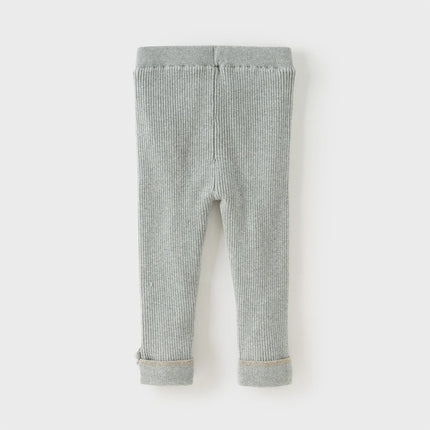 Toddler Girls Cute Plush-lined Leggings