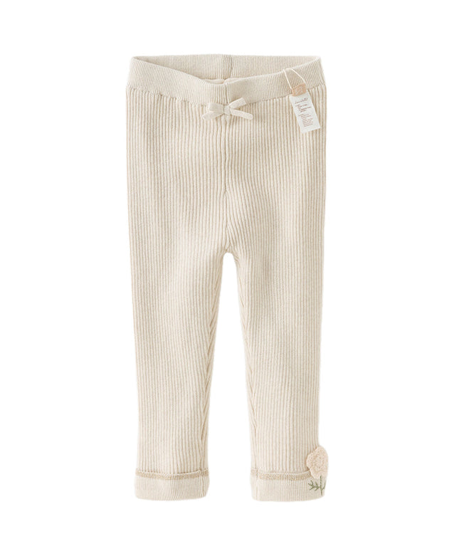 Toddler Girls Cute Plush-lined Leggings