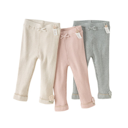 Toddler Girls Cute Plush-lined Leggings
