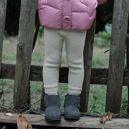 Toddler Girls Cute Plush-lined Leggings