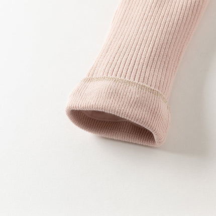 Toddler Girls Cute Plush-lined Leggings