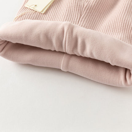 Toddler Girls Cute Plush-lined Leggings