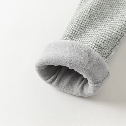 Toddler Girls Cute Plush-lined Leggings