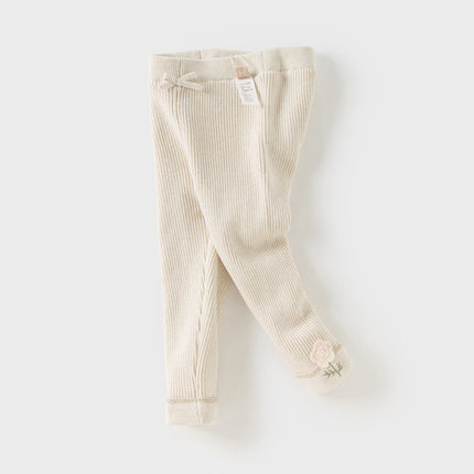 Toddler Girls Cute Plush-lined Leggings