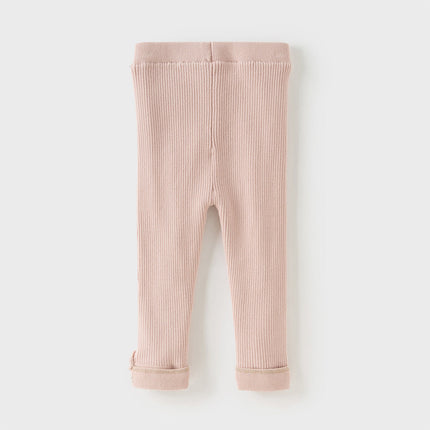 Toddler Girls Cute Plush-lined Leggings