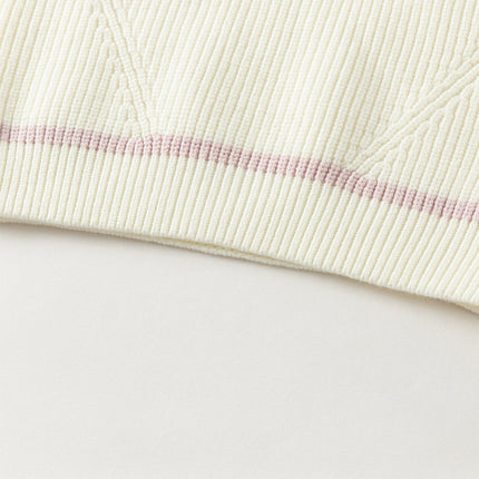Kids Girls Sweet Striped Turtle Long-sleeved Pullover Sweaters