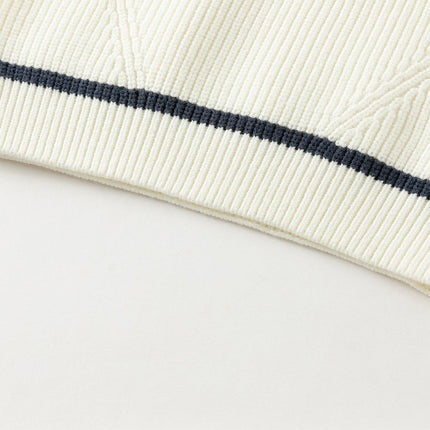 Kids Girls Sweet Striped Turtle Long-sleeved Pullover Sweaters