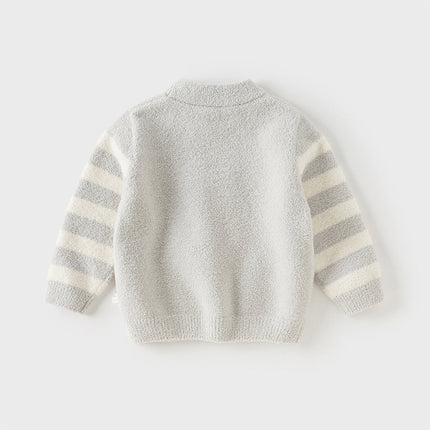 Toddler Girls/Boys Soft Cute Animal Jacquard Chenille Sweater Tops