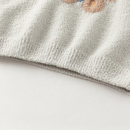Toddler Girls/Boys Soft Cute Animal Jacquard Chenille Sweater Tops