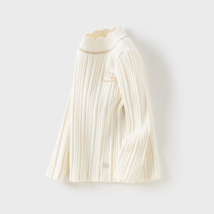 Kids Girls Versatile Sweet Turtle Sweaters