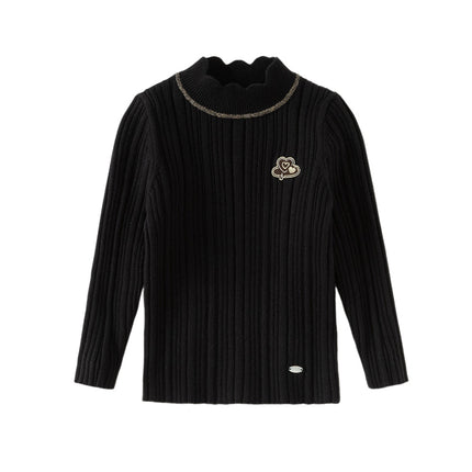 Kids Girls Versatile Sweet Turtle Sweaters