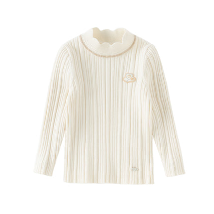 Kids Girls Versatile Sweet Turtle Sweaters
