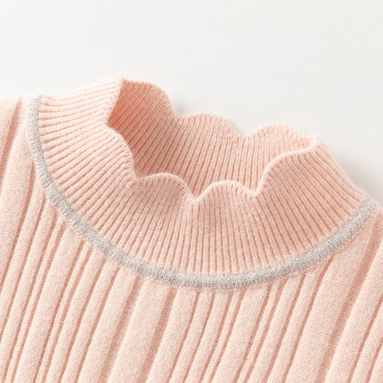 Kids Girls Versatile Sweet Turtle Sweaters