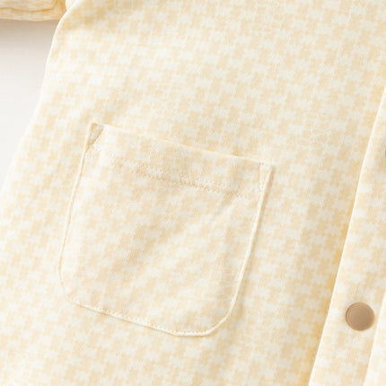 Baby Boys Apricot Indoor Long Sleeve Padded Rompers