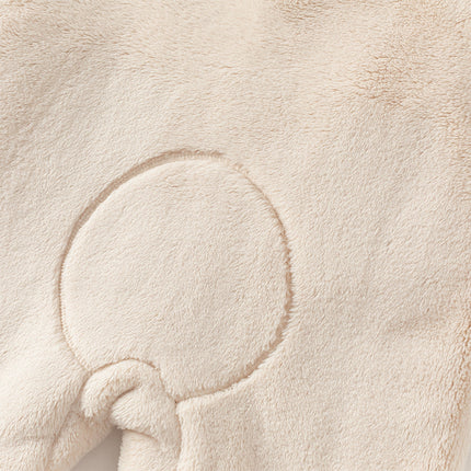 Baby Girls/Boys Winter Casual Hooded Warm Plush One-Pieces Romper
