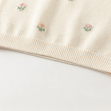 Toddler Girls Sweet Apricot Soft Sweaters Tops