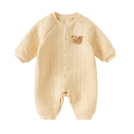 Baby Girls/Boys Charming Pink/Yellow Indoor Soft Rompers