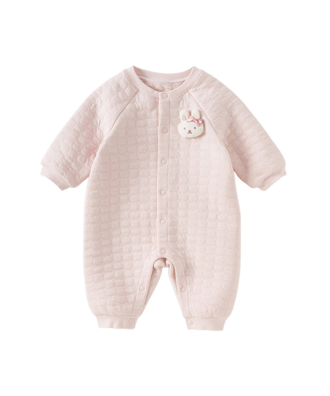 Baby Girls/Boys Charming Pink/Yellow Indoor Soft Rompers