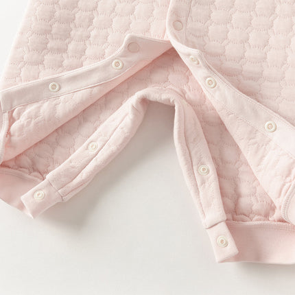 Baby Girls/Boys Charming Pink/Yellow Indoor Soft Rompers