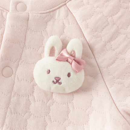 Baby Girls/Boys Charming Pink/Yellow Indoor Soft Rompers