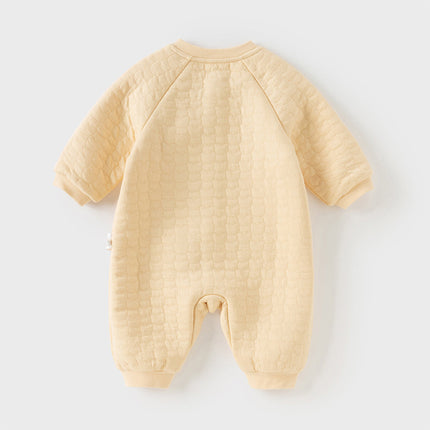 Baby Girls/Boys Charming Pink/Yellow Indoor Soft Rompers