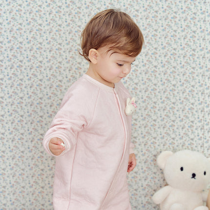 Baby Girls/Boys Yellow/pink Long-sleeved Soft Padded Rompers