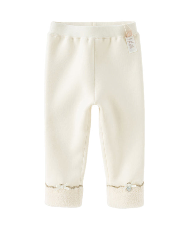 Toddler Girls Cozy Fleece-Lined Leggings Pants